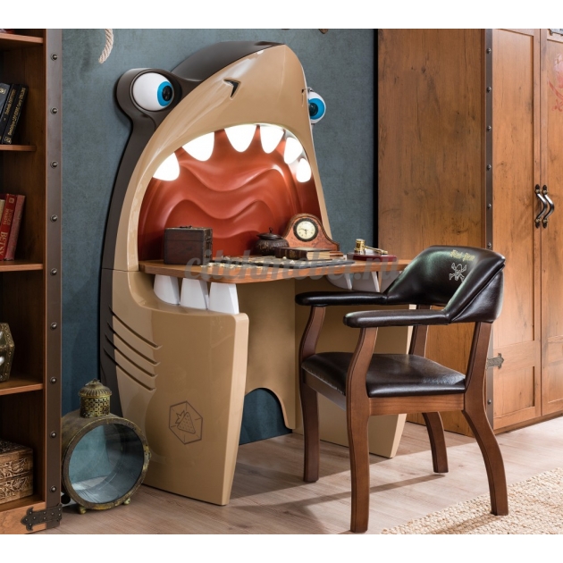 Письменный стол Cilek Black Pirate акула