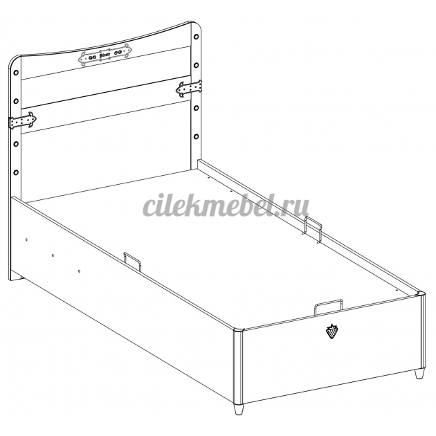 Кровать с подъемным механизмом Cilek Pirate 90 на 190 см