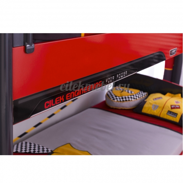 Двухъярусная кровать Cilek Champion Racer 200 на 90 см