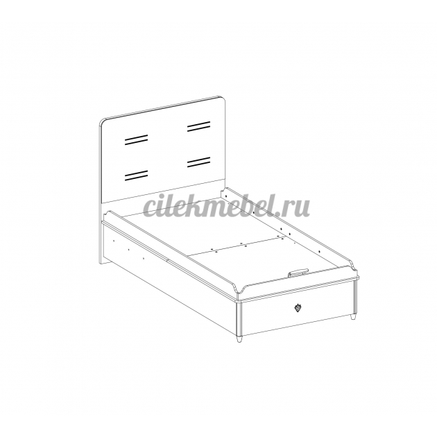 Кровать с подъемным механизмом Cilek Dynamic 200 на 100 см