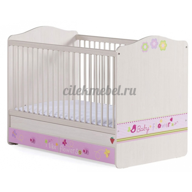 Кроватка для новорожденных Cilek Baby Flower