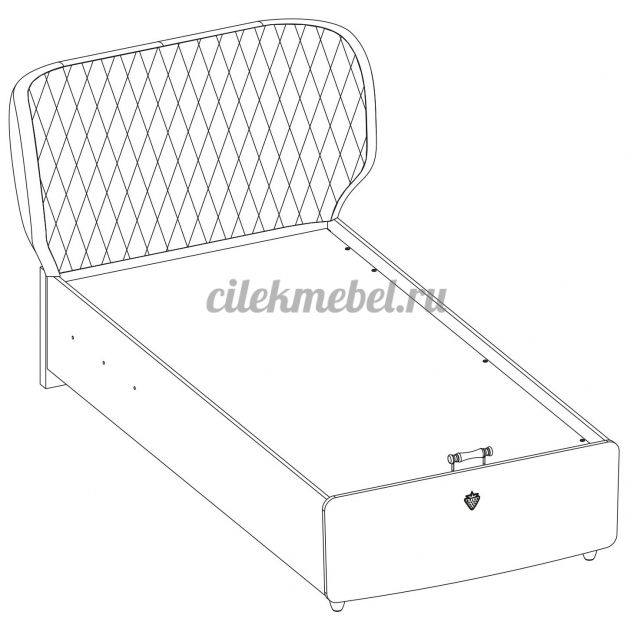 Кровать с подъемным механизмом Cilek Lofter 100x200
