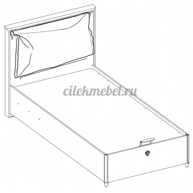 Кровать с подъемным механизмом Cilek Mocha 100 на 200 см