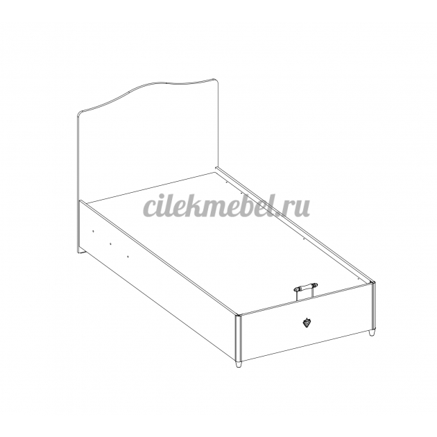 Кровать с подъемным механизмом Cilek Selena 200 на 100 см