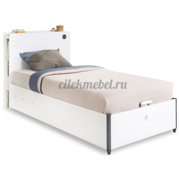 Кровать с подъемным механизмом Cilek White